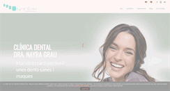 Desktop Screenshot of ortodonciagrau.com